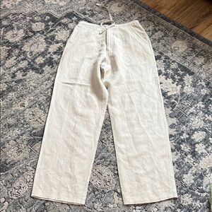 Cubavera Linen drawstring pants
